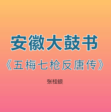安徽大鼓书《五梅七枪反唐传》张桂银